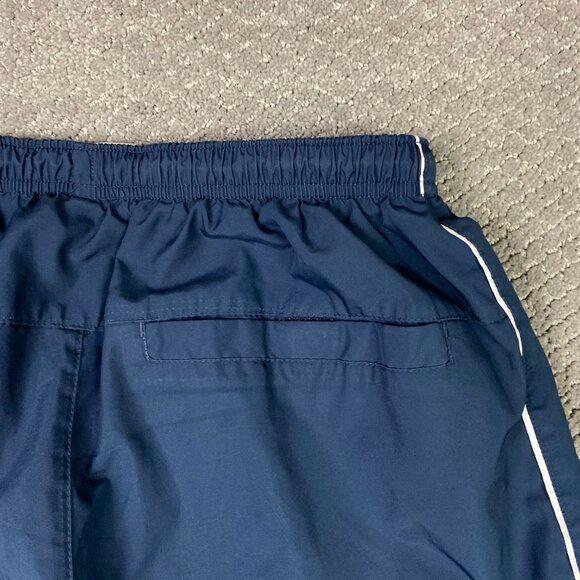Vintage Nike Swoosh Track Pants Men's Large Blue Baggy Wide Leg Y2K 118237-451 - Picture 6 of 15